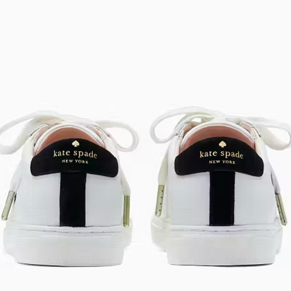 KATE SPADE FEZ SNEAKERS, WHITE & BLK
SIZE 7 - Picture 4 of 13